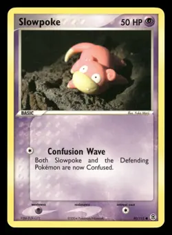 Slowpoke 80/112 NM Common FireRed & LeafGreen 2004 Pokemon TCG - Image 1