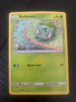 Pokemon Holo BULBASAUR Card SHINING LEGENDS 1/73 General Mills Cereal Promo - Image 2