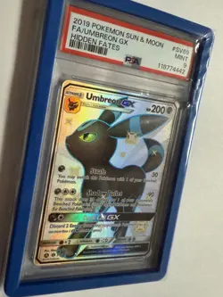 2019 POKEMON SUN & MOON HIDDEN FATES SV69 UMBREON GX SV69/SV94 PSA 9 - Image 2