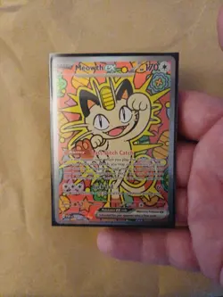 Meowth Ex 121/088 Pokemon Card Mega Evolution Perfect Order Mint Condition - Image 1