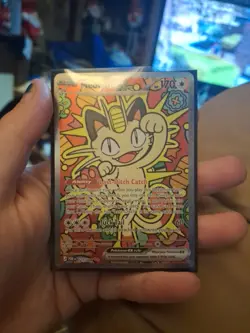 Meowth Ex 121/088 Pokemon Card Mega Evolution Perfect Order Mint Condition - Image 4