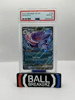 Pokemon 2024 SV Temporal Forces TEF en Gengar EX #104/162 PSA 10 - Image 1