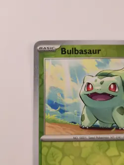 Pokemon TCG Bulbasaur 001/165,151 Best Buy Stamped Promo Card, NM/M - Image 2