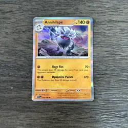 Pokemon TCG Annihilape Scarlet & Violet Base Set 109/198 Holo Rare - Image 1