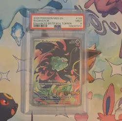 MINT PSA 9 Bulbasaur #133 Stamped | Mega Evolution Enhanced | Pokemon 2025 - Image 1