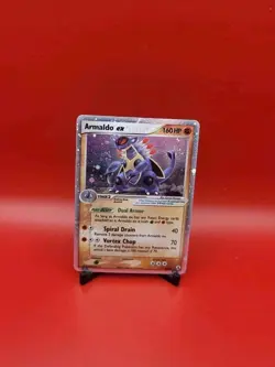 Armaldo EX - 84/92 - Pokemon - Ultra Rare Holo SWIRL - Legend Maker - (DMG) - Image 1