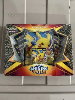 Pokemon TCG: Shining Fates Pikachu V Collection Box Brand New - Image 1
