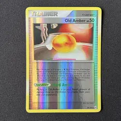 Old Amber Reverse Holo 89/99 Arceus Pokemon Card - Image 2