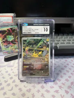 Pokemon TCG Pikachu 173/165 Scarlet & Violet 151 CGC 10 GEM MINT English - Image 1