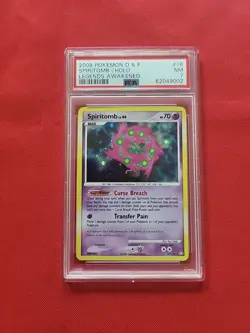Pokemon: Spiritomb #16/146 Holo Rare Legends Awakened 2008 - PSA 7 - A96 - SWIRL - Image 1