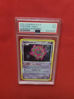 Pokemon: Spiritomb #16/146 Holo Rare Legends Awakened 2008 - PSA 7 - A96 - SWIRL - Image 4