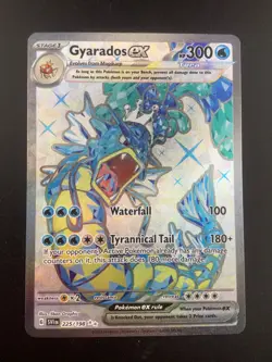 Pokemon TCG Gyarados ex 225/198 Scarlet & Violet Base Set Holo Ultra Rare - Image 1