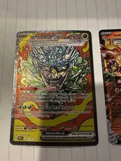 Pokemon TCG Teal Mask Ogerpon EX Prismatic Evolutions Holo Card SIR - Image 2