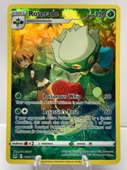 Pokemon Roserade TG02/TG30 Lost Origin Sword & Shield Trainer Gallery - Image 2
