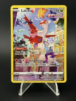 Pokemon SWSH Crown Zenith Latias Galarian Gallery Holo Rare #GG20/GG70 NM 1284 - Image 1