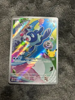 Pokemon POPPLIO MEP 045 Ascended Heroes - 1st Partner FULL ART PROMO Card - Image 1
