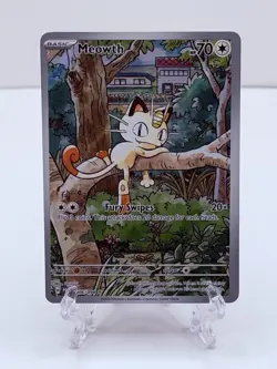 🔥Pokemon TCG-Meowth-106/094-Me02: Phantasmal Flames-Holo-M/NM!🔥 - Image 1