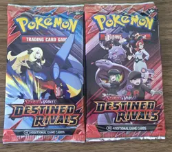2x Sealed Pokemon Scarlet & Violet Destined Rivals Booster Pack - Image 1