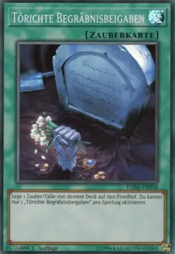 yugioh 1x Torichte Begrabnisbeigaben DASA-DE058 SUPER RARE 1AUFLAGE DEUTSCH - Image 1
