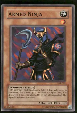 Armed Ninja 1996 Yu-Gi-Oh! TCG Card (LP) - Image 1