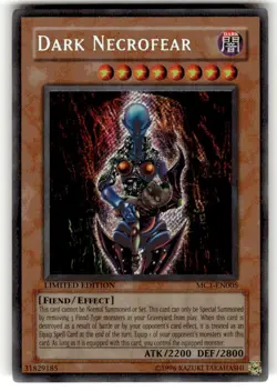 Dark Necrofear Limited Secret Rare Master Collection Volume 1 MC1-EN005 LP - Image 1
