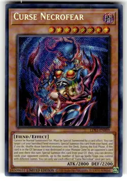 Curse Necrofear Limited Edition Secret Rare LDS3-EN009 Yu-Gi-Oh! - Image 1