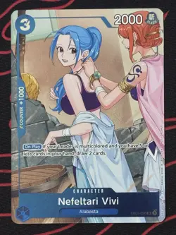 Nefeltari Vivi EB02-026 SR Foil One Piece Extra Booster: One Piece Heroines NM - Image 1