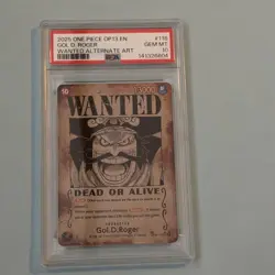 2025 ONE PIECE OP 13 EN GOL D. ROGER WANTED ALTERNATE ART PSA 10 Op09-118 PSA 10 - Image 1