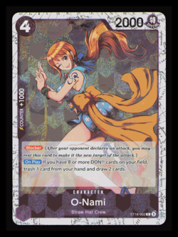 O-Nami (Pirate Foil) ST18-002 C One Piece Premium Booster -The Best- Vol. 2 NM - Image 1