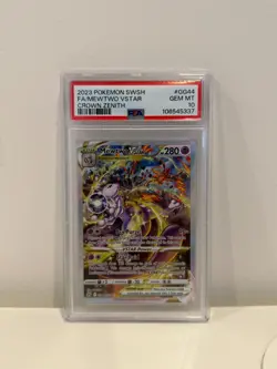 2023 Pokemon Crown Zenith Mewtwo VSTAR Full Art #GG44/GG70 PSA 10 - Image 1