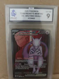 Team Rockets Mewtwo EX 213/182 MGC 9 Pokemon tcg English - Image 3