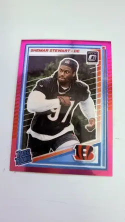 NFL Donruss Optic Rated Rookies Pink Prizm Lot (14) - Image 4