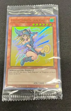 Yugioh TCG Dark Magician Girl LART-EN019 Ultra Rare Lost Art Promo Sealed! - Image 1