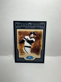 2008 Donruss Threads - Diamond Kings Rod Carew #DK-31 Blue Framed 14/50 - Image 1