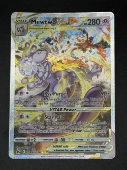 Pokemon TCG Mewtwo VSTAR Gg44/Gg70 Crown Zenith: Galarian Gallery Holo - Image 3