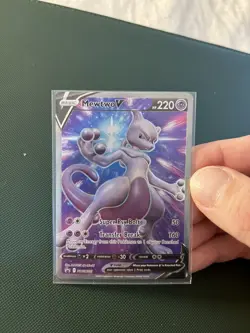 Pokemon TCG Mewtwo V Sword & Shield Swsh229 Holo Promo - Image 3