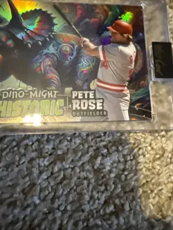 Wild Card Dino-Might Prehistoric Pete Rose Baseball Card 2024 PHTR12-PR 14/15 - Image 3