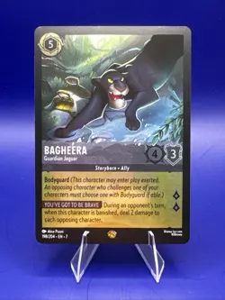Disney Lorcana Bagheera Guardian Jaguar 198/204 Archazia's Island Legendary FOIL - Image 1