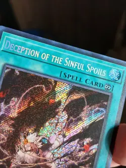 YUGIOH DECEPTION OF THE SINFUL SPOILS SECRET RARE 1ST NEAR MINT ROTA-EN055 - Image 4
