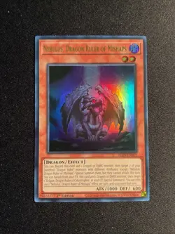 Yugioh - 1x Nebulus, Dragon Ruler Of Mishaps ALIN-EN019 Ultra Rare - Near Mint - Image 1