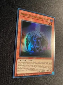 Yugioh - 1x Nebulus, Dragon Ruler Of Mishaps ALIN-EN019 Ultra Rare - Near Mint - Image 2