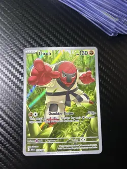 Throh 128/086 - Pokemon TCG Black Bolt Illustration Rare NM - Image 1