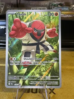 Pokemon TCG - Throh 128/086 NM - Illustration Rare SV: Black Bolt 92 - Image 1