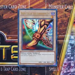 1x Right Leg of the Forbidden One - Ultra Rare - LOB-EN120 - Unlimited - LP - Image 1