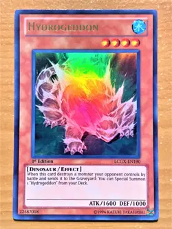 yugioh Hydrogeddon LCGX-EN190 1st Edition Ultra Rare near mint - Image 1