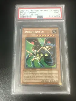 YU-GI-OH 2004 INSECT QUEEN CT1-EN005 PSA-9 - Image 1
