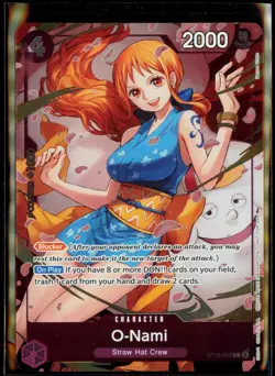 O-Nami ST18-002 EB: One Piece Heroines Edition Foil NM One Piece EB-03 - Image 1