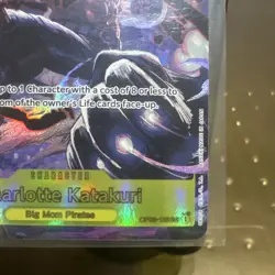 One Piece TCG Charlotte Katakuri SEC Alt Art Japanese OP03-123 Secret Pillars - Image 2