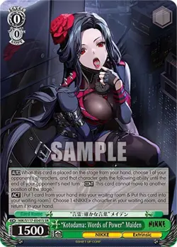 Weiss Schwarz Nikke Goddess of Victory SR Single Cards - Image 1