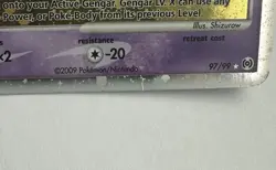 Pokemon TCG Gengar LV.X Platinum Arceus Holo Ultra Rare Card 97/99 2009 - Image 4